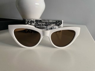 Gafas de sol Mango pasta blanca