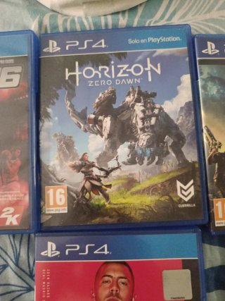 Lote 3 Juegos PS4: FIFA 20, NBA 2K16, Horizon