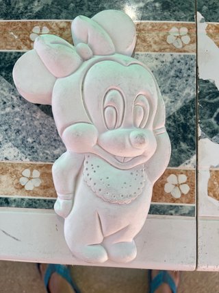 Figura Minnie para pintar