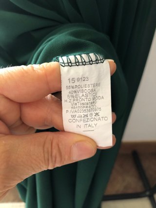 Tuta intera verde