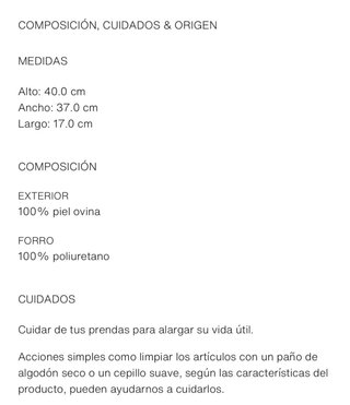 Bolso Piel Zara Marrón Nuevo