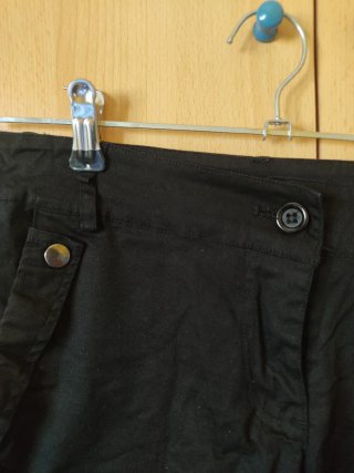 Pantalón corto negro mujer