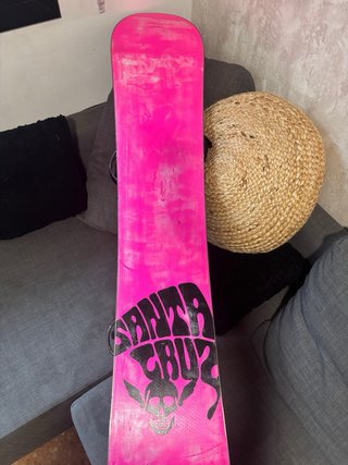 Tabla de Snowboard con Fijaciones
