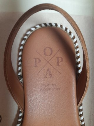 Sandalias de piel POPA. Talla 37