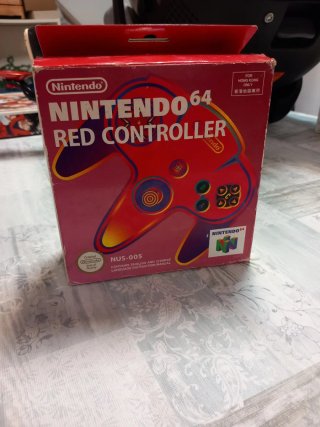 Controller Nintendo 64 Rosso Originale