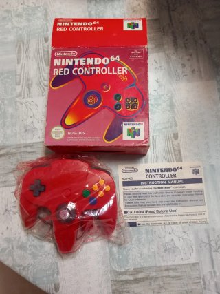 Controller Nintendo 64 Rosso Originale