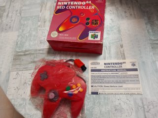 Controller Nintendo 64 Rosso Originale