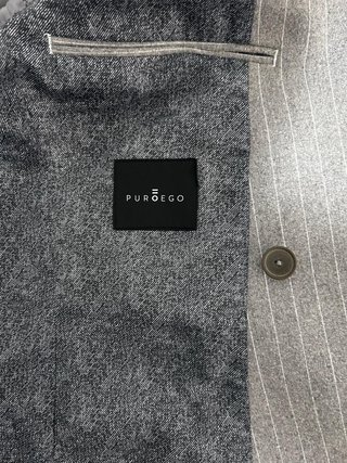 Americana de Raya Gris PuroEgo