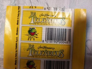 Sobre de cromos Teleñecos 1995 PANINI