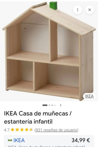 Casita de madera + portarrollos