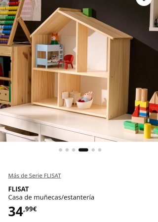 Casita de madera + portarrollos