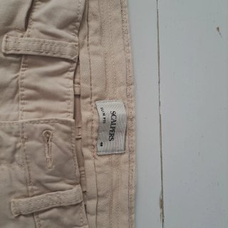 Pantalón Scalpers Talla 40 Beige