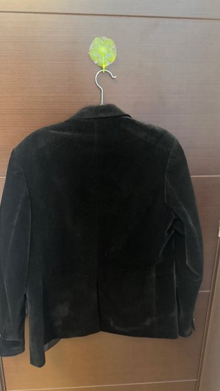 Chaqueta Traje Terciopelo Mango Hombre Negra