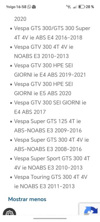 Estator Piaggio 642054 Original
