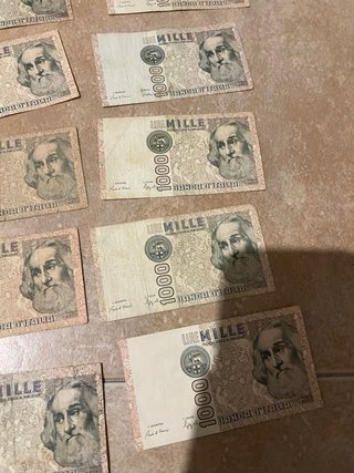 18 Banconote Lire Italiane 1000