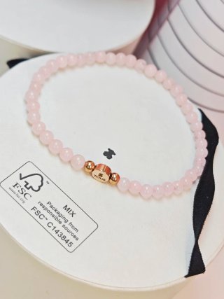 Pulsera TOUS cuarzo natural Rosa ajustable