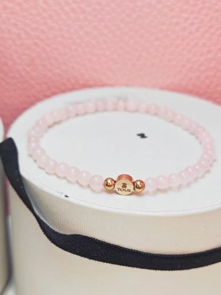 Pulsera TOUS cuarzo natural Rosa ajustable