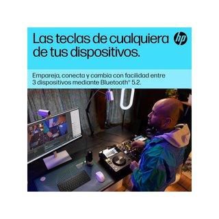 HP 350 teclado inalámbrico compacto negro