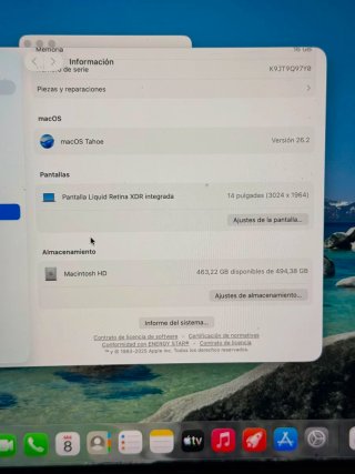 MacBook Pro M2 Pro SEMINUEVO (100% salud batería)