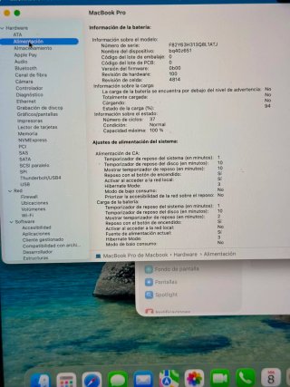 MacBook Pro M2 Pro SEMINUEVO (100% salud batería)