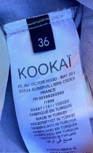 Camisa azul Kookai