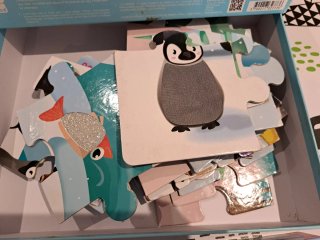 2 Puzzles Bluey y texturas