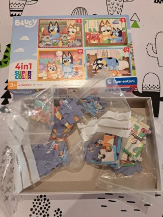 2 Puzzles Bluey y texturas
