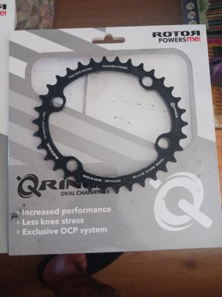 Platos Rotor Qrings 50/34 Ovalados Carretera