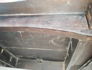 Escritorio madera siglo XVIII. Pieza única.