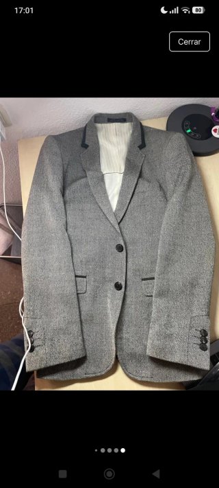 Traje Zara Gris Hombre