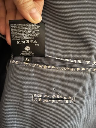 Americana de hombre C&A “Angelo Litrico” Azul T.54
