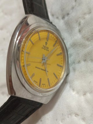 Reloj Tudor Oyster Amarillo Plata