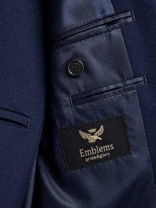Traje de hombre azul marino