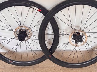 Ruedas Lapierre ,venian  En una e-xelius disco 160