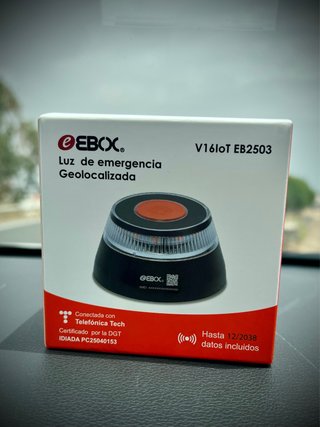 Luz de emergencia V16 Geolocalizada EBOX