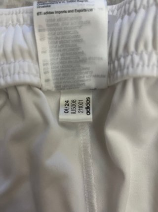 Pantalón Corto Deporte Real Madrid Adidas Blanco