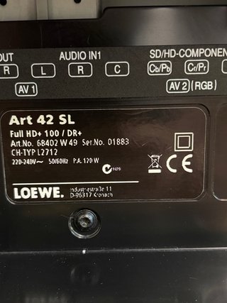 TV LOEWE 42 Negra