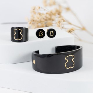 Pulsera esclava Tous de Resina motivo en oro 18k
