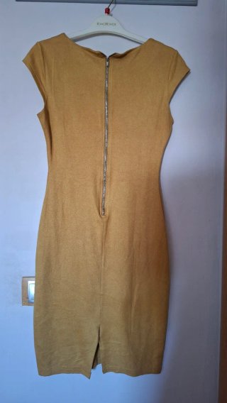 Vestido corto amarillo