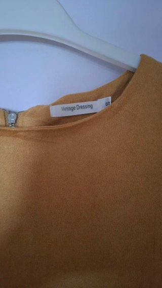 Vestido corto amarillo