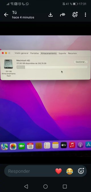 MacBook Pro 2015 i5/8/256 (bateria 174 ciclos)