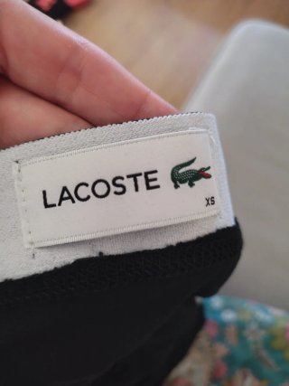 2 Slips Lacoste Talla XS Negro