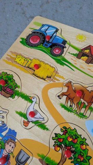Puzzle infantil de granja Eichhorn