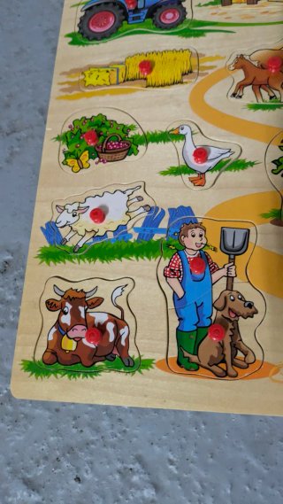 Puzzle infantil de granja Eichhorn