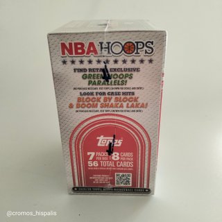Topps NBA Hoops 2025-26 value box 56 total cards