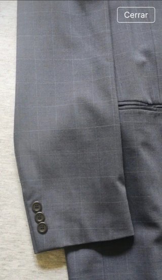 Traje Vintage Hombre Talla 58 Gris