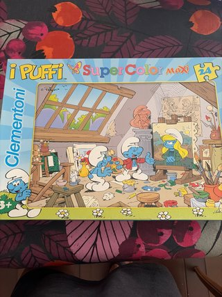 Puzzle Clementoni i Puffi SuperColor Maxi 24