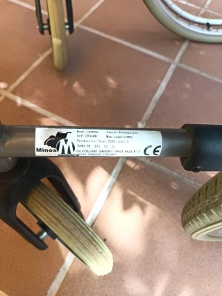 Silla de ruedas plegable Minos Crono