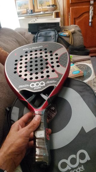 Pala de pádel Aca Palladium nueva con funda
