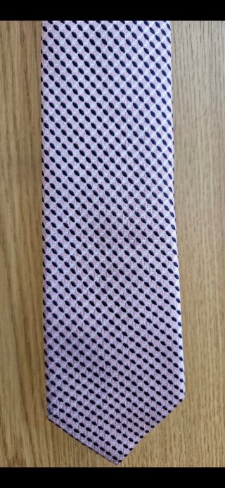 Corbata Dustin 100% Seda Rosa y Morado